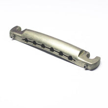 Load image into Gallery viewer, Vintage Wraparound Aged Les Paul Light Weight Aluminum Tailpiece  - Nickel C12
