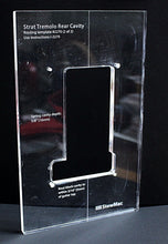 Load image into Gallery viewer, Stewmac Tremolo Rear Cavity Routing Template For Strat Body Acrylic 2270
