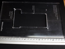 Load image into Gallery viewer, Stewmac Tremolo Rear Cavity Routing Template For Strat Body Acrylic 2270
