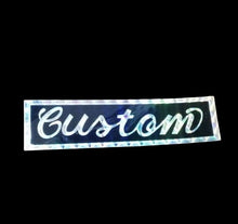Load image into Gallery viewer, SRV Pickguard with Script Sticker + Custom Sticker 1 Ply
