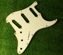 Load image into Gallery viewer, Aged 68 69 Voodoo Reverse Bridge Pickguard Pearloid Back For Hendrix Strat AGP16
