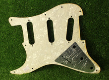 Load image into Gallery viewer, Aged 68 69 Voodoo Reverse Bridge Pickguard Pearloid Back For Hendrix Strat AGP16
