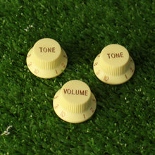 Load image into Gallery viewer, Inch Sized 4 Spokes Knobs Set For Strat - Cream
