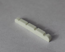 Load image into Gallery viewer, Bass Guitar Nut Plastic Graphite Compound For Jazz Bass 38mm x 3.5mm White 3 Pcs
