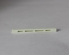 Load image into Gallery viewer, Guitar Nut Plastic Graphite Compound For Strat Tele  43mm x 3.5mm White 3 Pcs
