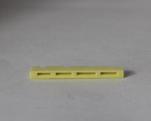 Load image into Gallery viewer, Bass Guitar Nut Plastic Graphite Compound For Jazz Bass 38mm x 3.5mm Ivory 3 Pcs
