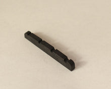 Load image into Gallery viewer, Bass Guitar Nut Plastic Graphite Compound For P Bass 43 mm x 3.5mm Black 3 Pcs
