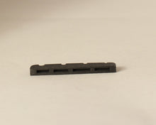 Load image into Gallery viewer, Bass Guitar Nut Plastic Graphite Compound For Jazz Bass 38mm x 3.5mm Black 3 Pcs
