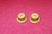 Load image into Gallery viewer, 1962 63 64 Fender Stratocaster Tone Knobs Set Vintage Clone Parts
