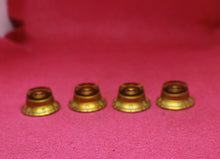Load image into Gallery viewer, Montreux Guitars Set of 4 Gold Bell Top Hat Knobs for 59 Les Paul   -
