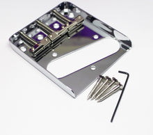 Load image into Gallery viewer, Telecaster Bridge with Nickel Compensated Saddles - Chrome
