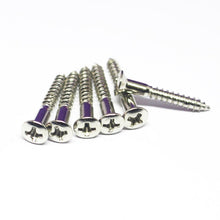 Load image into Gallery viewer, Partial Threaded Telecaster, Fixed Bridge, Strap Button Mounting Screws (6)
