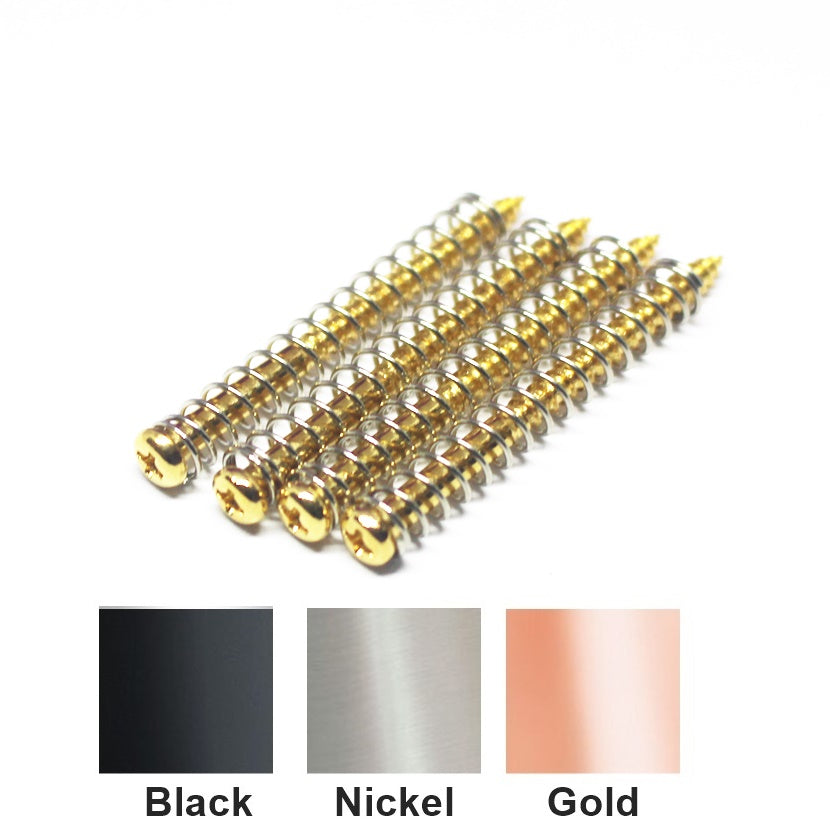 GS-062 Bass Pickup Mounting Screws with Springs