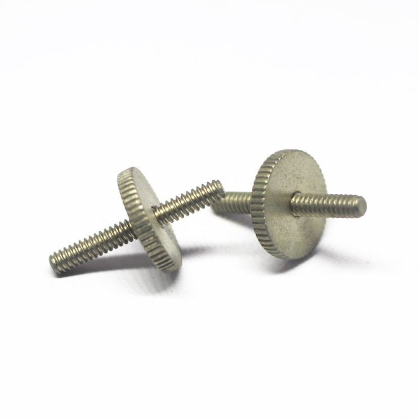 Aged Thumb Wheel Set For Vintage Gibson - Nickel