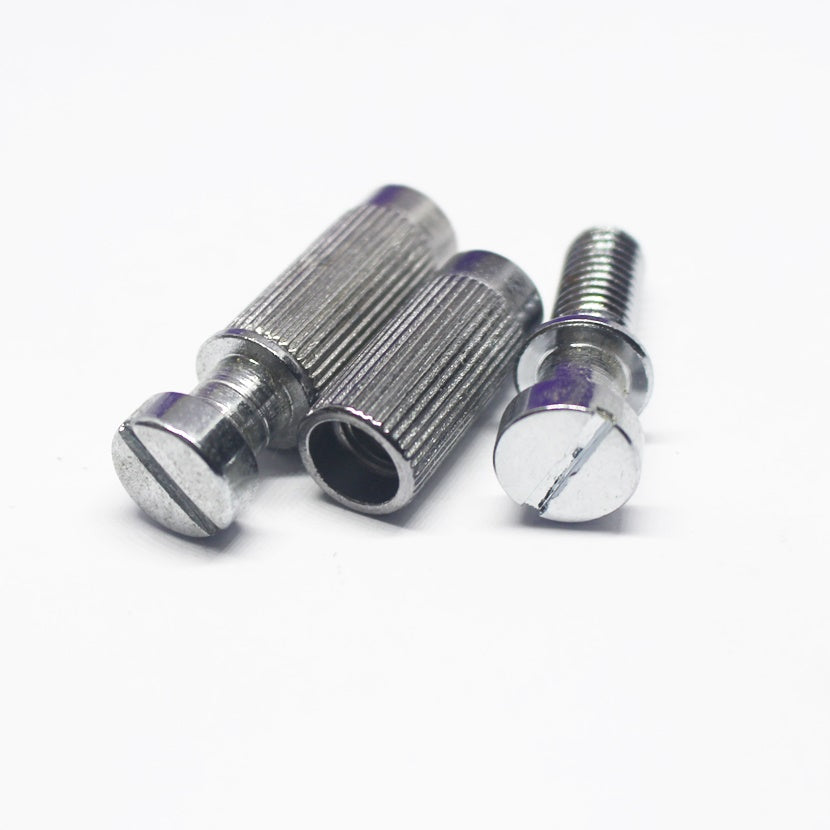 BP-070-CH - Metric Sized Studs and Anchors For Tailpieces - Chrome