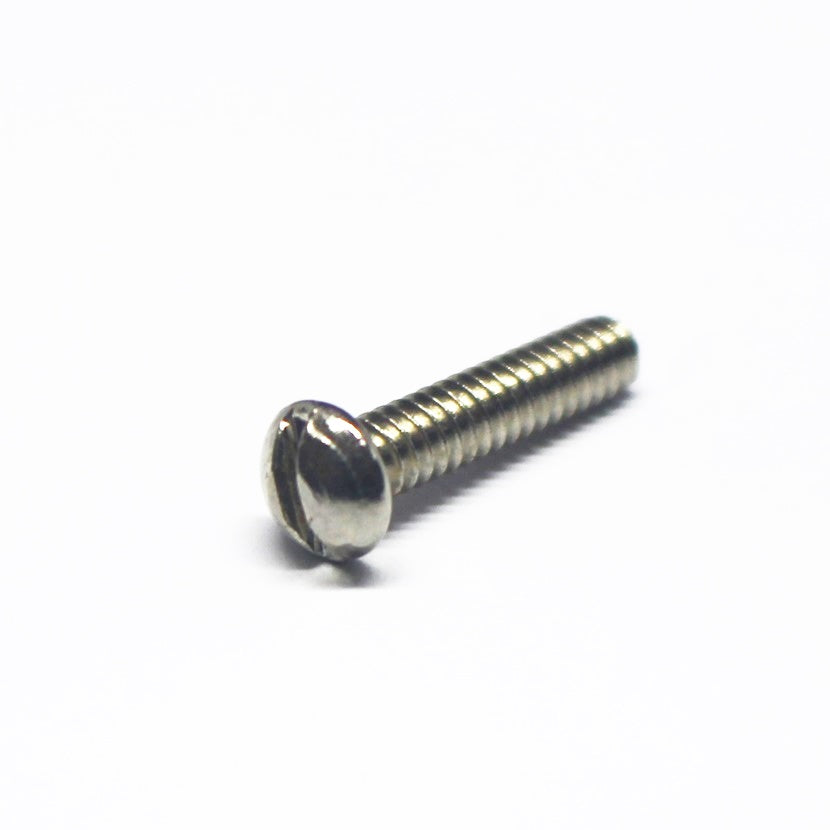 Slot Head Bridge Pickup Mounting Screws For Vintage Telecaster (6) - Nickel