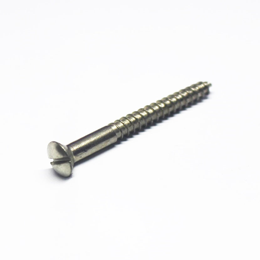 GS-096-NI - Slot Head Neck Plate Screws For Vintage Telecaster - Nickel