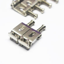 Load image into Gallery viewer, Vintage Style Saddles Set For USA Stratocaster 10.8mm - Nickel
