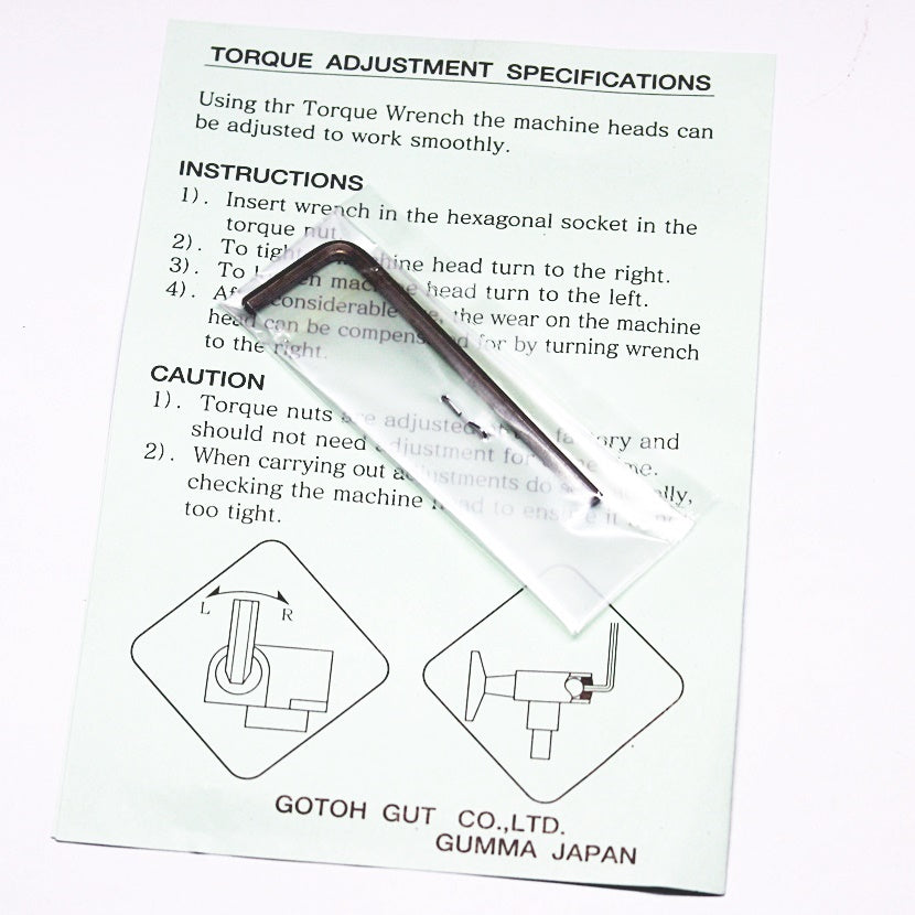 LT-004-SS - Gotoh Torque Adjustment Guitar Wrench