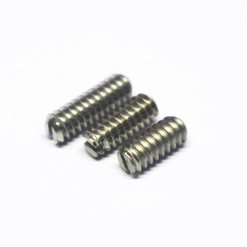 GS-123-NI - Slot Head Saddle Height Screws For Fender Basses Or Telecaster