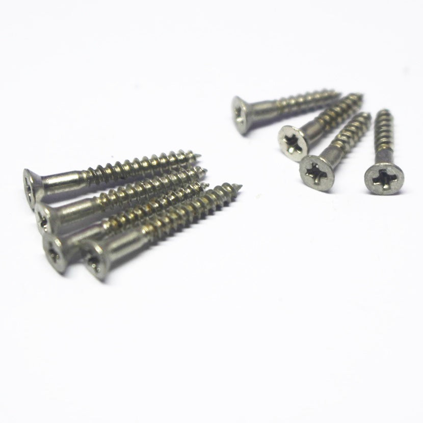 GS-134-NI - Wizz Pickup Guitar M69 Mounting Ring Screws Set - Nickel