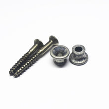 Load image into Gallery viewer, Vintage Reproduction Burst Strap Buttons - aged

