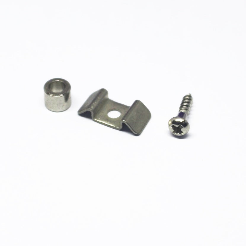 Enlarged Guitar Butterfly String Tree Retainer For Fender - Nickel