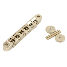 Load image into Gallery viewer, Kluson USA Replacement Wired ABR-1 Tune-O-Matic Bridge With Brass Saddles
