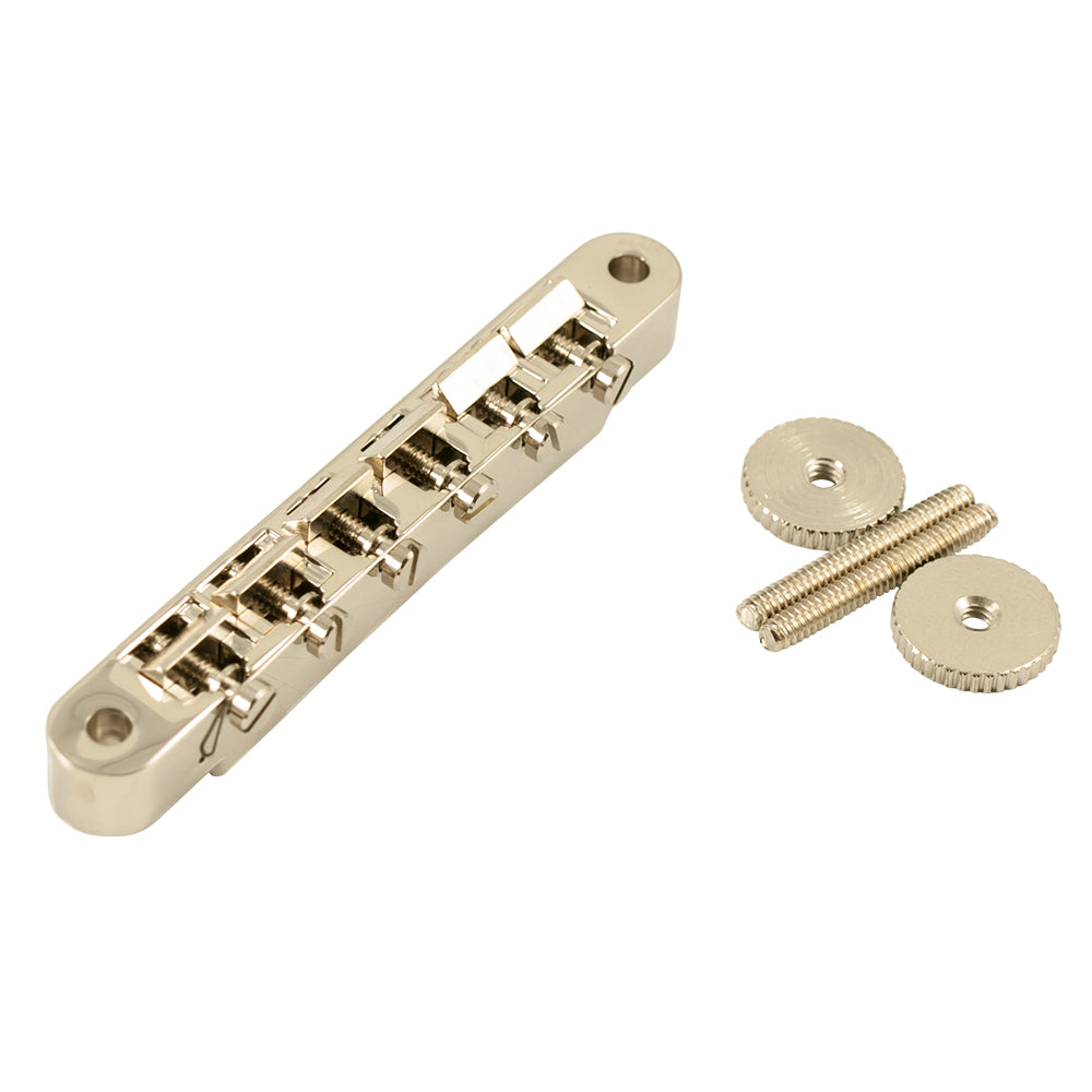 Kluson USA Replacement Wired ABR-1 Tune-O-Matic Bridge With Brass Saddles