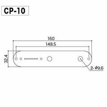 Load image into Gallery viewer, HW-049-NI - Gotoh Control Plate for Fender Telecaster - Chrome
