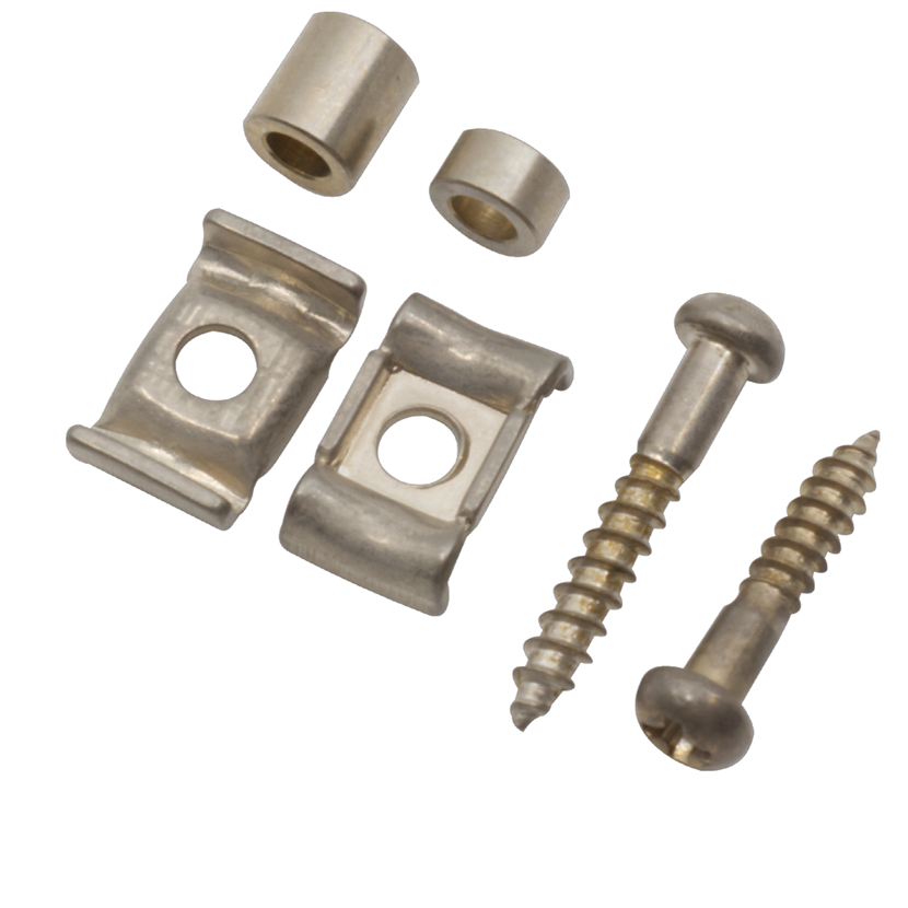 HW-022-AGN - Gotoh Butterfly Guitar String Tree Retainer Set - Aged Nickel