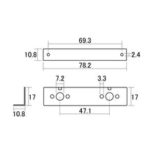 Load image into Gallery viewer, L Shape Preset Pot Bracket For Jazzmaster

