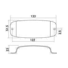 Load image into Gallery viewer, HW-042-CH - Hosco Jazz Bass Metal Pickup Cover For Fender Jazz Bass - Chrome
